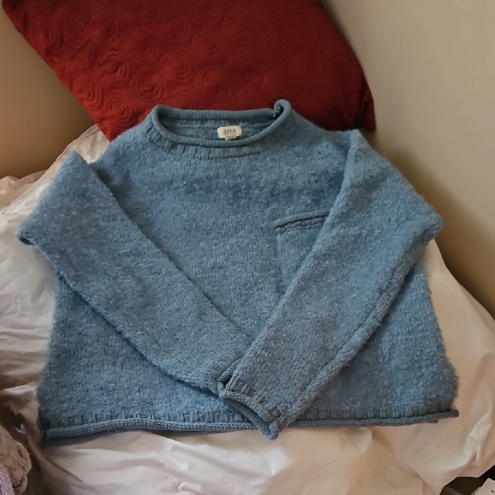 a.n.a. Crop Sweater Wool Blend M NWOT